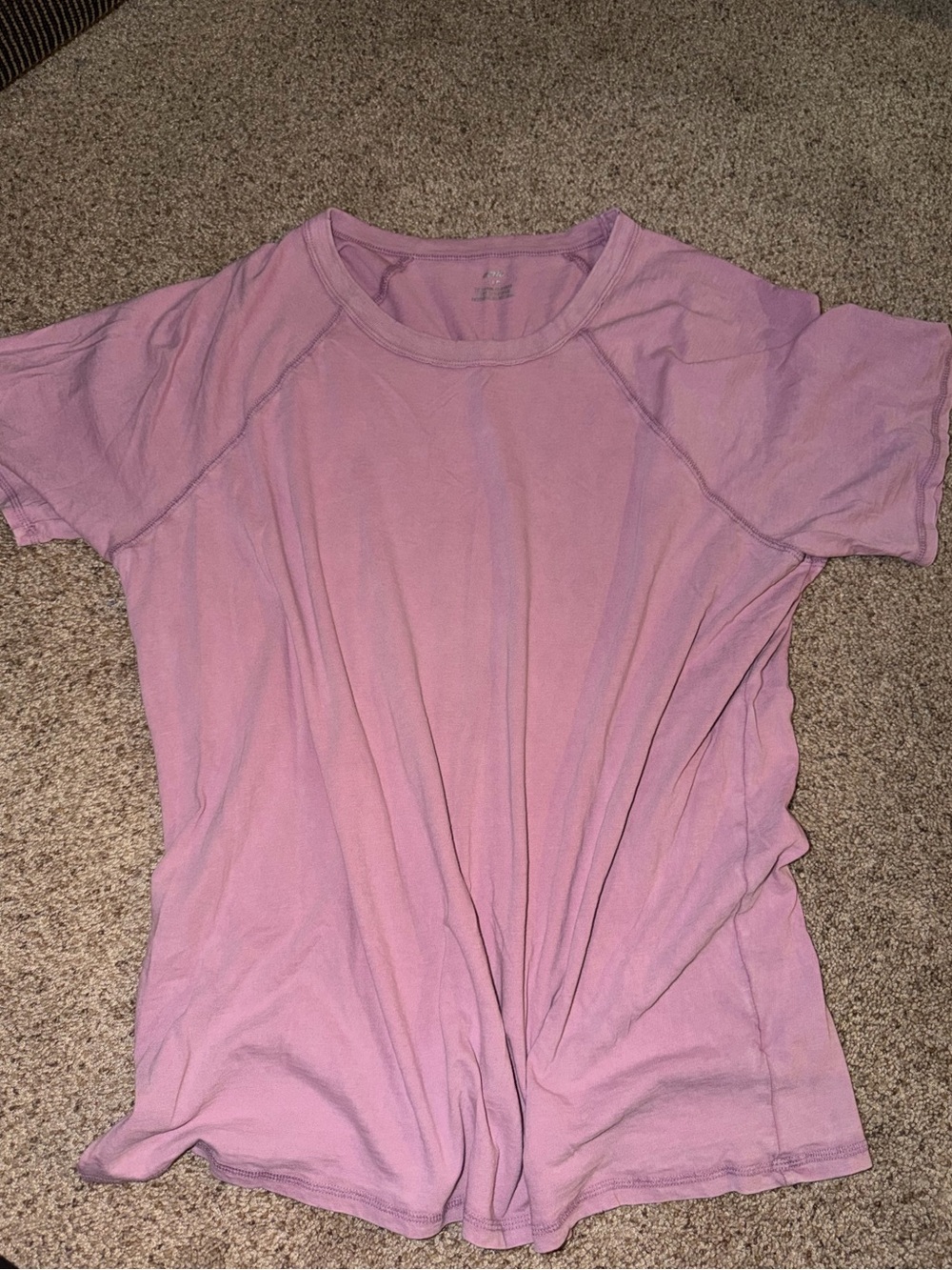 Aerie Over-sized Tee with distressed Collar